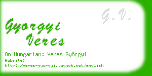 gyorgyi veres business card