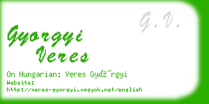 gyorgyi veres business card